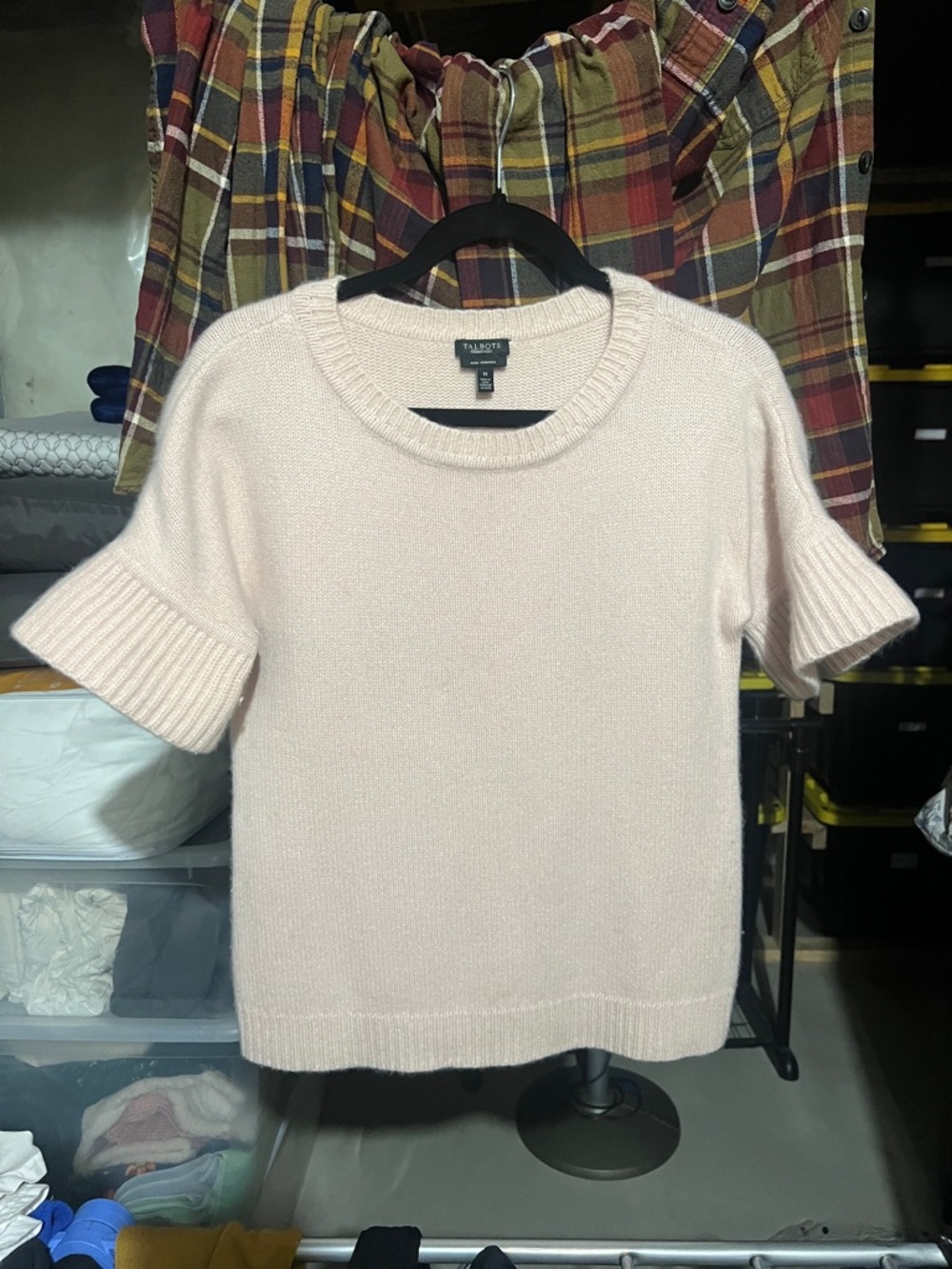 Talbots pure cashmere short sleeve knit sweater - Picture 6 of 6